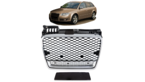 Iluvõre Audi A4 B7 hõbedane & läikiv must
