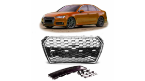 Iluvõre Audi A4 B9 kroom & must PDC