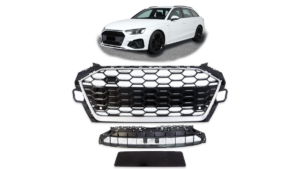 Iluvõre Audi A4 B9 Facelift hõbedane & läikiv must