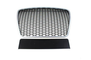 pol_pl_Grill-Audi-A6-C6-Facelift-RS-Style-Matt-Silver-Black-22162_2.jpg Iluvõre Audi A6 C6 Facelift RS-Style matt hõbe-must