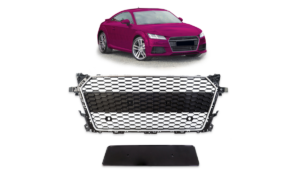 pol_pl_Grill-Audi-TT-8S-Silver-Matt-Gloss-Black-268618_6.png Iluvõre Audi TT 8S hõbedane matt & Läikiv must