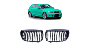 Iluvõre BMW 1 E81 E87 Single Line Läikiv must