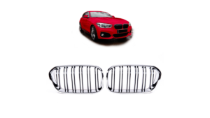 Iluvõre BMW 1 F20 F21 Facelift Dual Line kroom & must