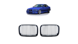 Iluvõre BMW 3 E36 Compact Single Line Läikiv must