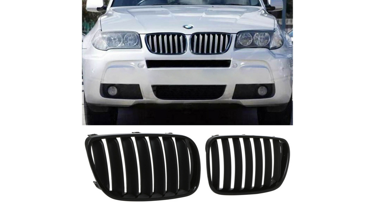 Iluvõre BMW X3 E83 Facelift Single Line läikiv must