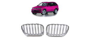 Iluvõre BMW X5 E53 Facelift Single Line kroom & matt hõbedane