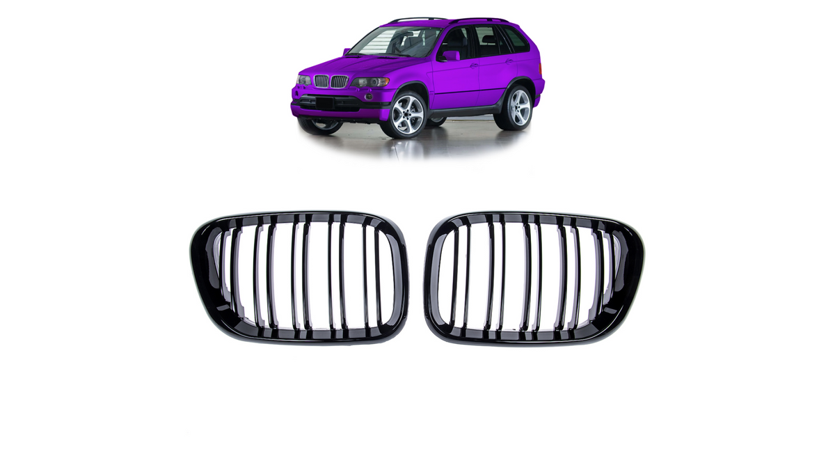 Iluvõre BMW X5 E53 Dual Line läikiv must
