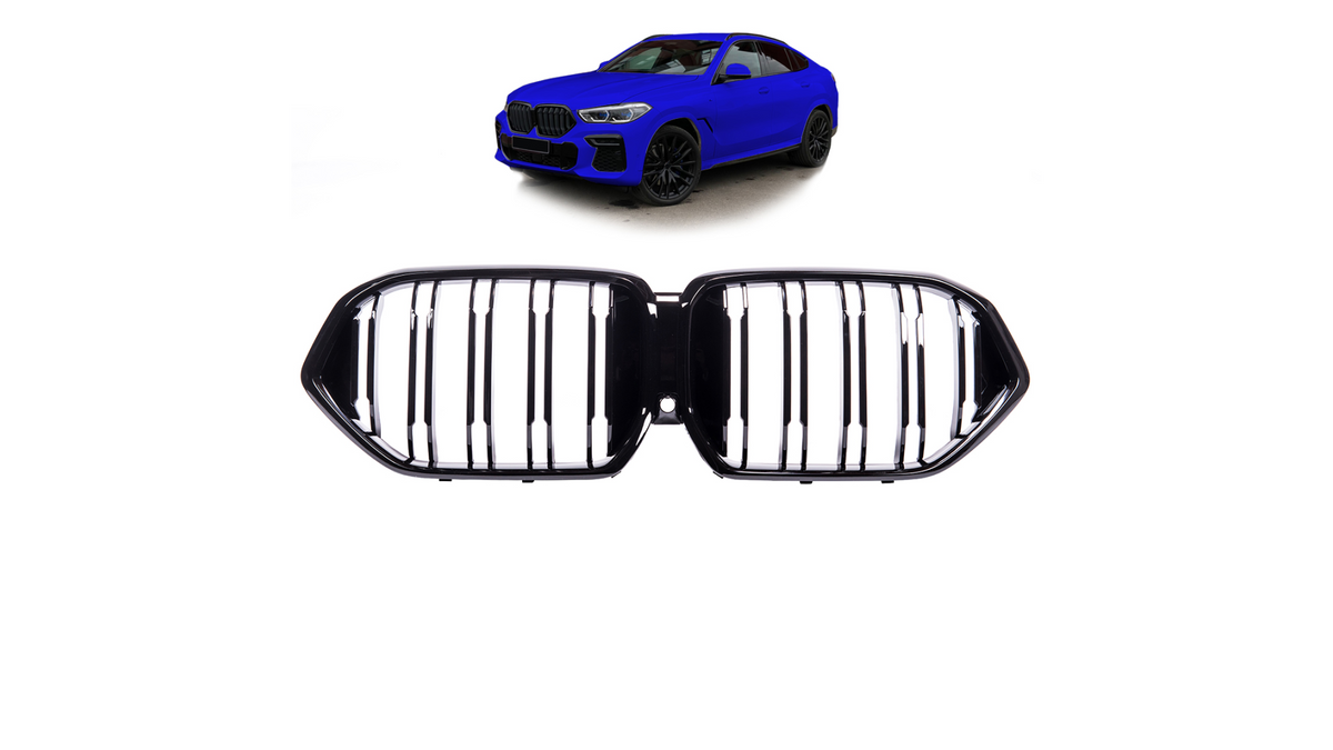 Iluvõre BMW X6 G06 F96 Dual Line Läikiv must
