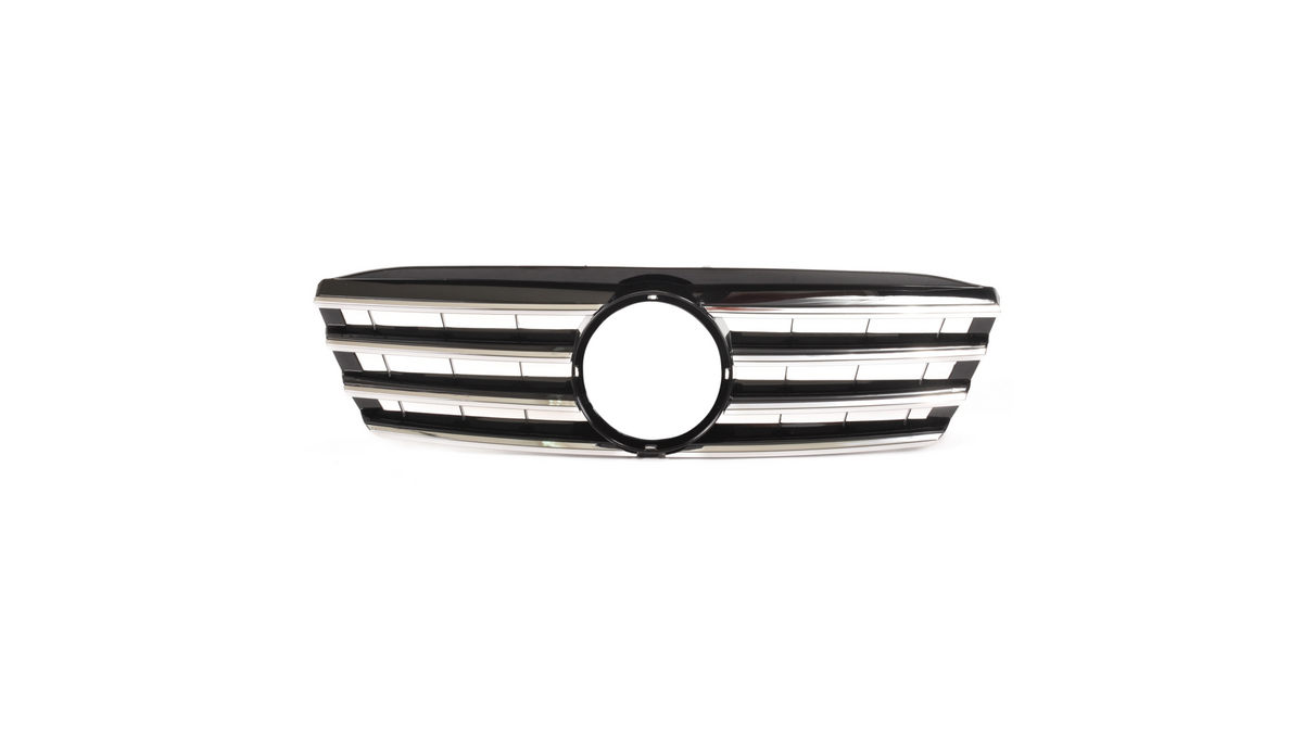 Iluvõre Mercedes-Benz C W203 S203 Läikiv must & kroom
