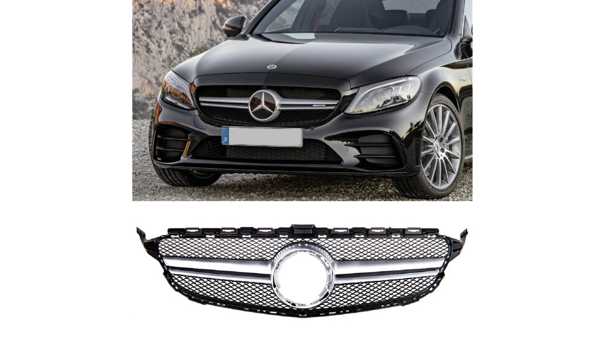 Iluvõre Mercedes-Benz C W205 S205 A205 C205 Facelift hõbedane A-Type