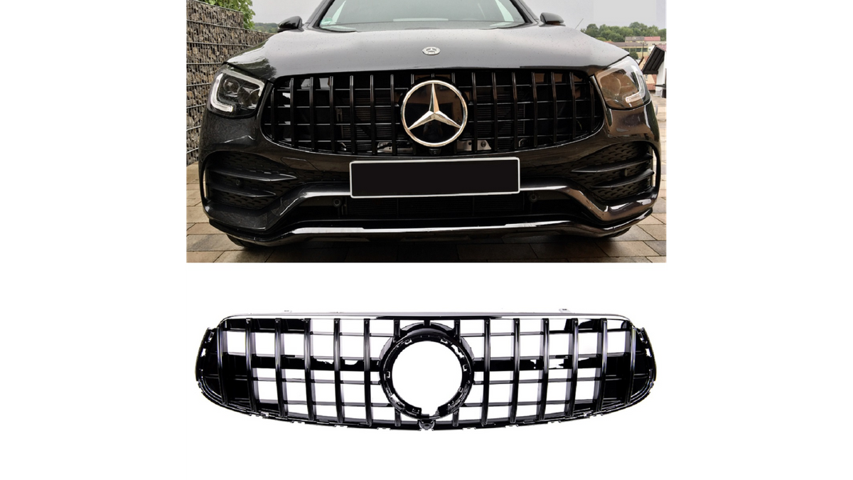 Iluvõre Mercedes-Benz GLC X253 GLC C253 Facelift GT läikiv must Camera