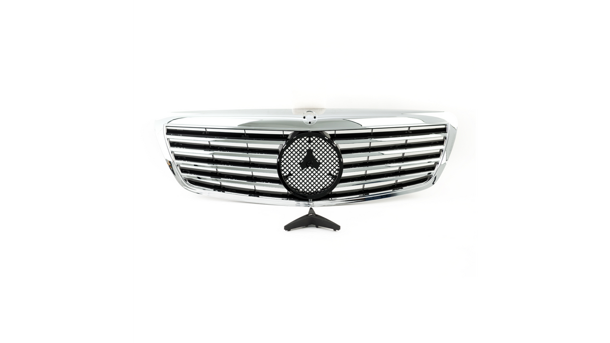 Iluvõre Mercedes-Benz S W221 kroom & must
