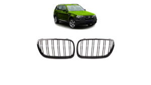 Sport Grille Dual Line läikiv must sobib BMW X3 (E83) Facelift 2006-2010