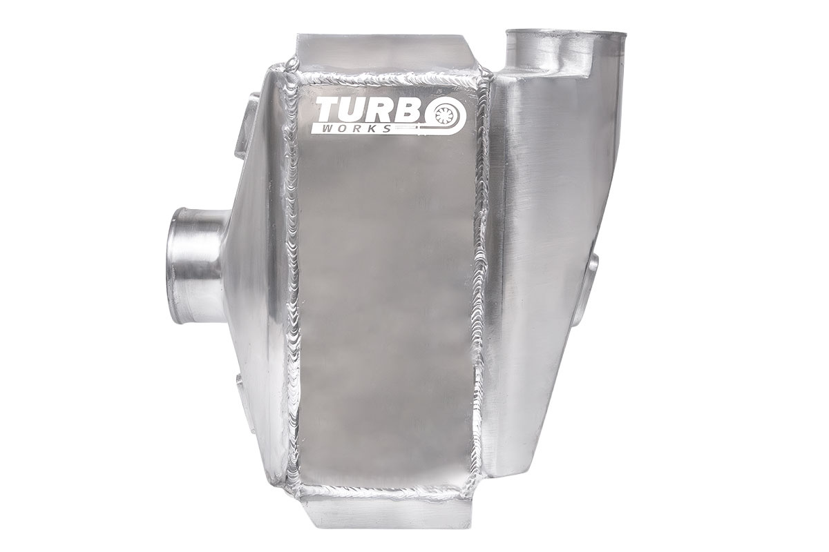 TurboWorks Vesi-Intercooler 255x115x115 3" 1x90° 1x0°
