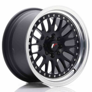 JR Wheels (JR Veljed) JR10 15x8 ET20 4x100/108 Matt Black w/Machined Lip