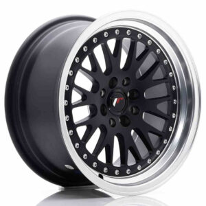 JR Wheels (JR Veljed) JR10 16x8 ET20 4x100/108 Matt Black w/Machined Lip