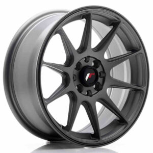 JR Wheels (JR Veljed) JR11 16x7 ET30 4x100/114 Matt Gun Metal