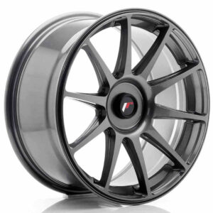 JR Wheels (JR Veljed) JR11 18x8.5 ET20-40 Blank Hyper Gray