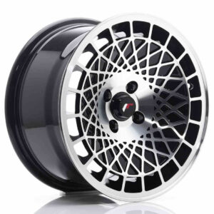 JR Wheels (JR Veljed) JR14 15x8 ET20 4x100 Gloss Black Machined Face