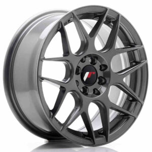 JR Wheels (JR Veljed) JR18 16x7 ET35 4x100/114.3 Gun Metal