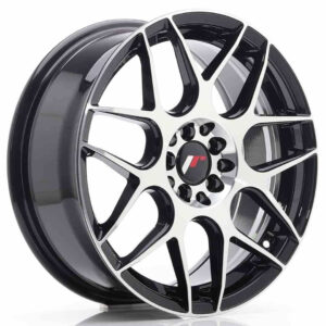 JR Wheels (JR Veljed) JR18 17x7 ET40 5x100/114 Gloss Black Machined