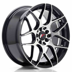 JR Wheels (JR Veljed) JR18 17x8 ET35 5x100/114 Gloss Black Machined