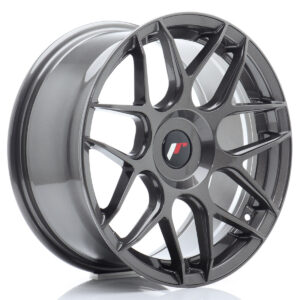 JR Wheels (JR Veljed) JR18 17x8 ET35 Blank Hyper Gray