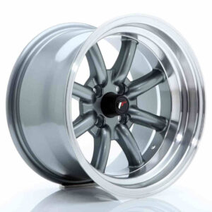 JR Wheels (JR Veljed) JR19 15x9 ET-13 4x100 Gun Metal