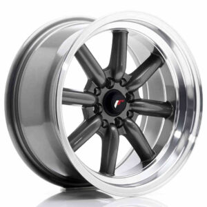JR Wheels (JR Veljed) JR19 16x8 ET-20-0 BLANK Gun Metal