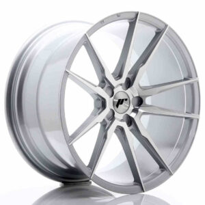 JR Wheels (JR Veljed) JR21 20x11 ET30-50 5H BLANK Silver Machined Face