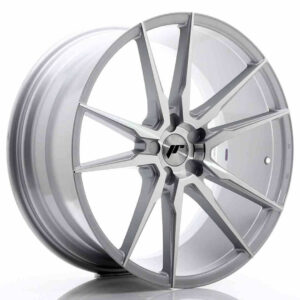 JR Wheels (JR Veljed) JR21 21x10 ET15-48 5H BLANK Silver Machined Face
