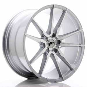 JR Wheels (JR Veljed) JR21 21x11 ET15-55 5H BLANK Silver Machined Face