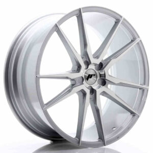 JR Wheels (JR Veljed) JR21 22x9 ET30-45 5H BLANK Silver Machined Face