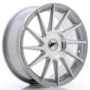 JR Wheels (JR Veljed) JR22 17x7 ET35-40 BLANK Silver Machined Face