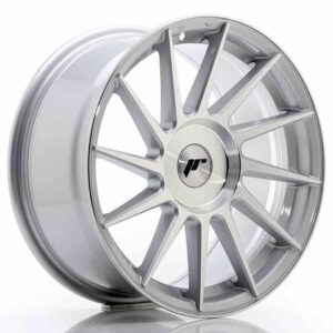 JR Wheels (JR Veljed) JR22 17x8 ET25-35 BLANK Silver Machined Face