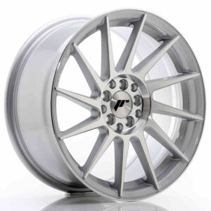 JR Wheels (JR Veljed) JR22 17x8 ET35 5x100/114 Silver Machined Face
