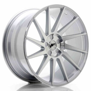 JR Wheels (JR Veljed) JR22 20x10 ET20-40 5H BLANK Silver Machined Face