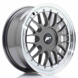JR Wheels (JR Veljed) JR23 16x7 ET20-45 BLANK Hyper Gray w/Machined Lip