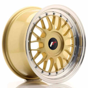 JR Wheels (JR Veljed) JR23 16x8 ET20-45 BLANK Gold w/Machined Lip