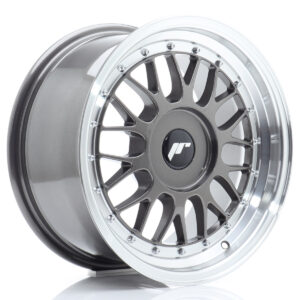 JR Wheels (JR Veljed) JR23 16x8 ET20-45 BLANK Hyper Gray w/Machined Lip