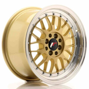 JR Wheels (JR Veljed) JR23 16x8 ET20 4x100/108 Gold w/Machined Lip