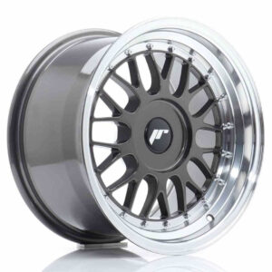 JR Wheels (JR Veljed) JR23 16x9 ET20-35 BLANK Hyper Gray w/Machined Lip