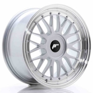 JR Wheels (JR Veljed) JR23 17x8 ET20-45 BLANK Hyper Silver w/Machined Lip