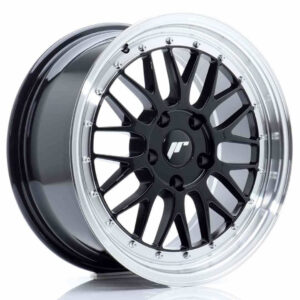 JR Wheels (JR Veljed) JR23 17x8 ET35 5x100 Gloss Black w/Machined Lip