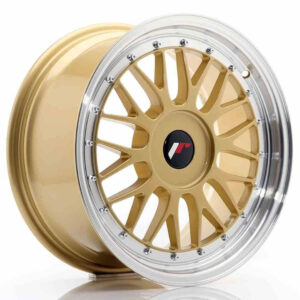 JR Wheels (JR Veljed) JR23 17x8 ET40-45 BLANK Gold w/Machined Lip