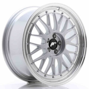 JR Wheels (JR Veljed) JR23 18x8 ET35 5x100 Hyper Silver w/Machined Lip
