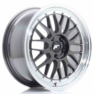 JR Wheels (JR Veljed) JR23 18x8 ET40 5x112 Hyper Gray w/Machined Lip