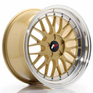 JR Wheels (JR Veljed) JR23 18x9.5 ET25-48 5H BLANK Gold w/Machined Lip