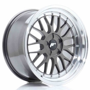 JR Wheels (JR Veljed) JR23 18x9.5 ET25-48 5H BLANK Hyper Gray w/Machined Lip