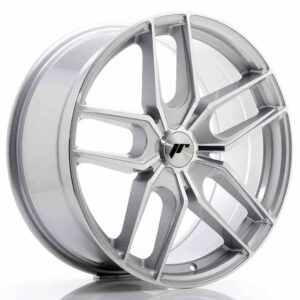 JR Wheels (JR Veljed) JR25 19x8.5 ET20-40 5H BLANK Silver Machined Face